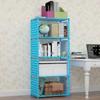 Simple Single Row Bookshelf for Storing Solid Metal Books and Miscellaneous Items, Suitable for Study and Household Use