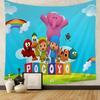 Cartoon PPocoyo Hanging Bohemian Tapestry Hanging Tarot Hippie Wall Rugs Dorm Wall Hanging Home Decor