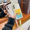 Candy Card Bag Is Suitable for iPhone16promax Lanyard Mobile Phone Case Apple 15 Transparent Non-yellow 14 Anti-drop Cover