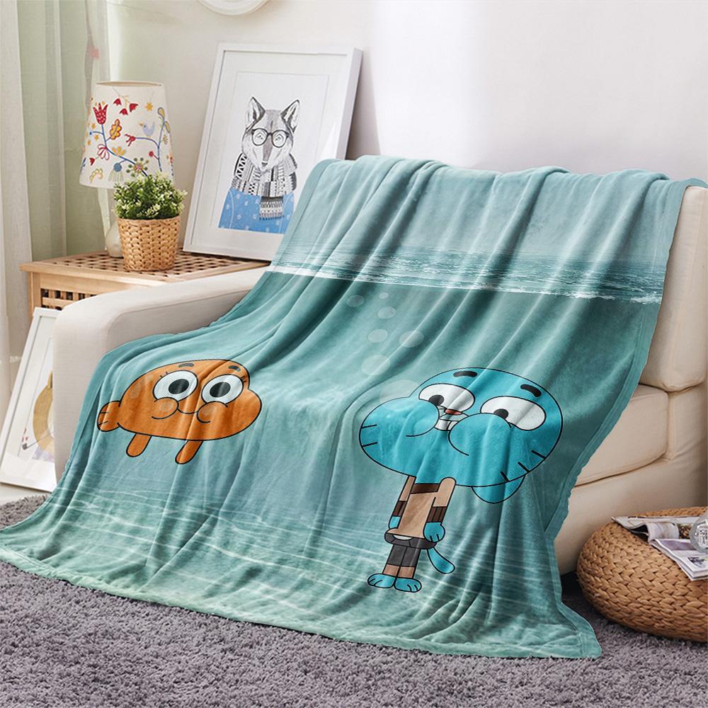 The Amazing World of Gumball2 Flannel Blanket, High quality Comfortable for All Seasons, Home Decor, Warmth and Comfort