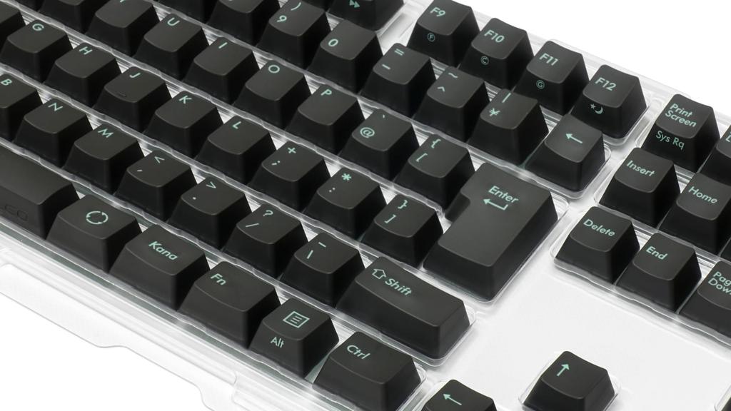 FILCO Majestouch Replacement PBT Molded Keycap Japanese 108 No Kana Color Keycap Set Two-Color Set, Asphalt, Layout, Keys, Printing, (JIS)