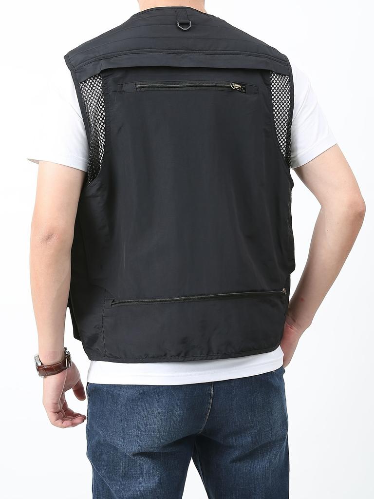 S 76230 Abnehmbare Netz-Angelweste Outdoor Abnehmbare Weste
