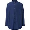 Jil Sander Collaboration Solid Color Loose Fit Stand Collar Casual Shirt Men Shirts 440462-67