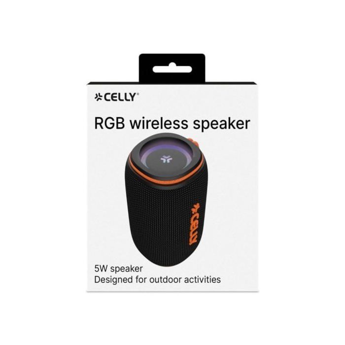Haut-parleur Portable - CELLY - Modèle Inconnu - 5W - USB-C - RGB avec Microphone Intégré