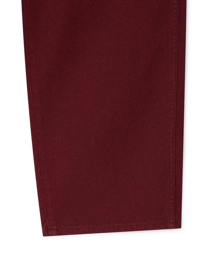Seonpoteu Loosed Carpenter Pants Dark Red