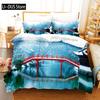 Snow Scene Bedding Set Duvet Cover Sets 3d Bedding Digital Printing Queen Size Bedding Set Fashion Design