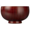 Yamanaka Lacquerware Shirasagi Mokko Soup Shirasagi Bowl S Sakura red Made in Japan Bowl, (approx. 10cm), (cherry blossom) design, lacquer,