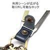CARABINER Keychain for One Size [MASTERPIECE] Men, Black,
