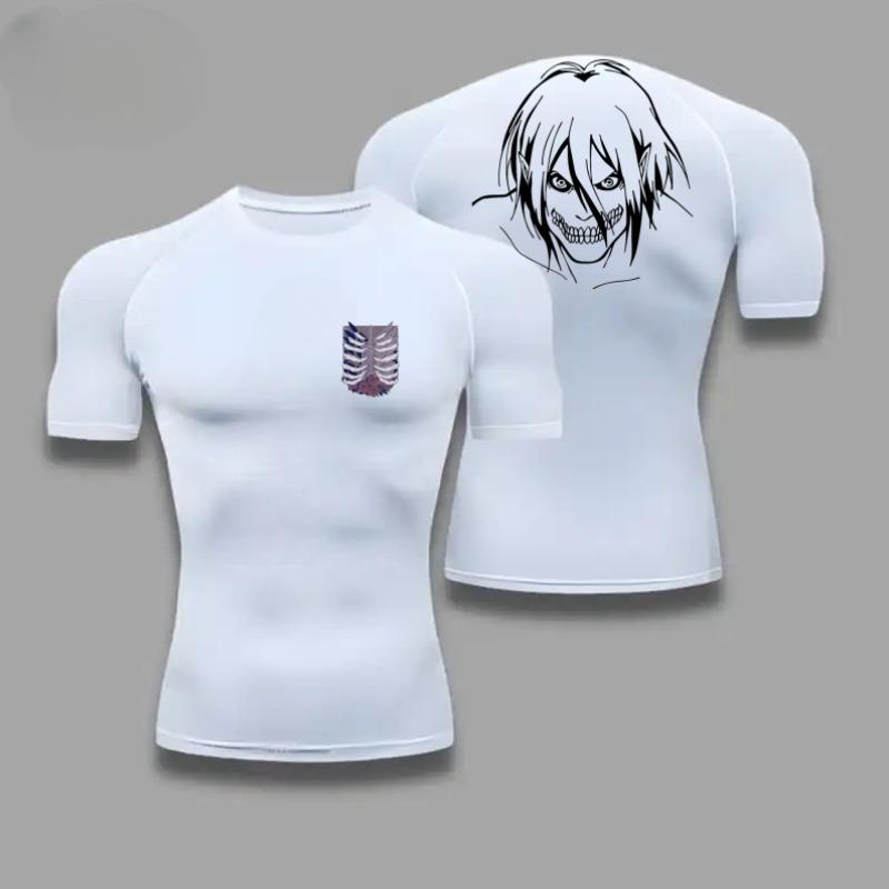 Bequemes Fitness-T-Shirt für Herren mit Rosen-Grafik, atmungsaktives Slim-Fit-Top für Sommer, Gym, Joggen, Training, elastisch, Fitness