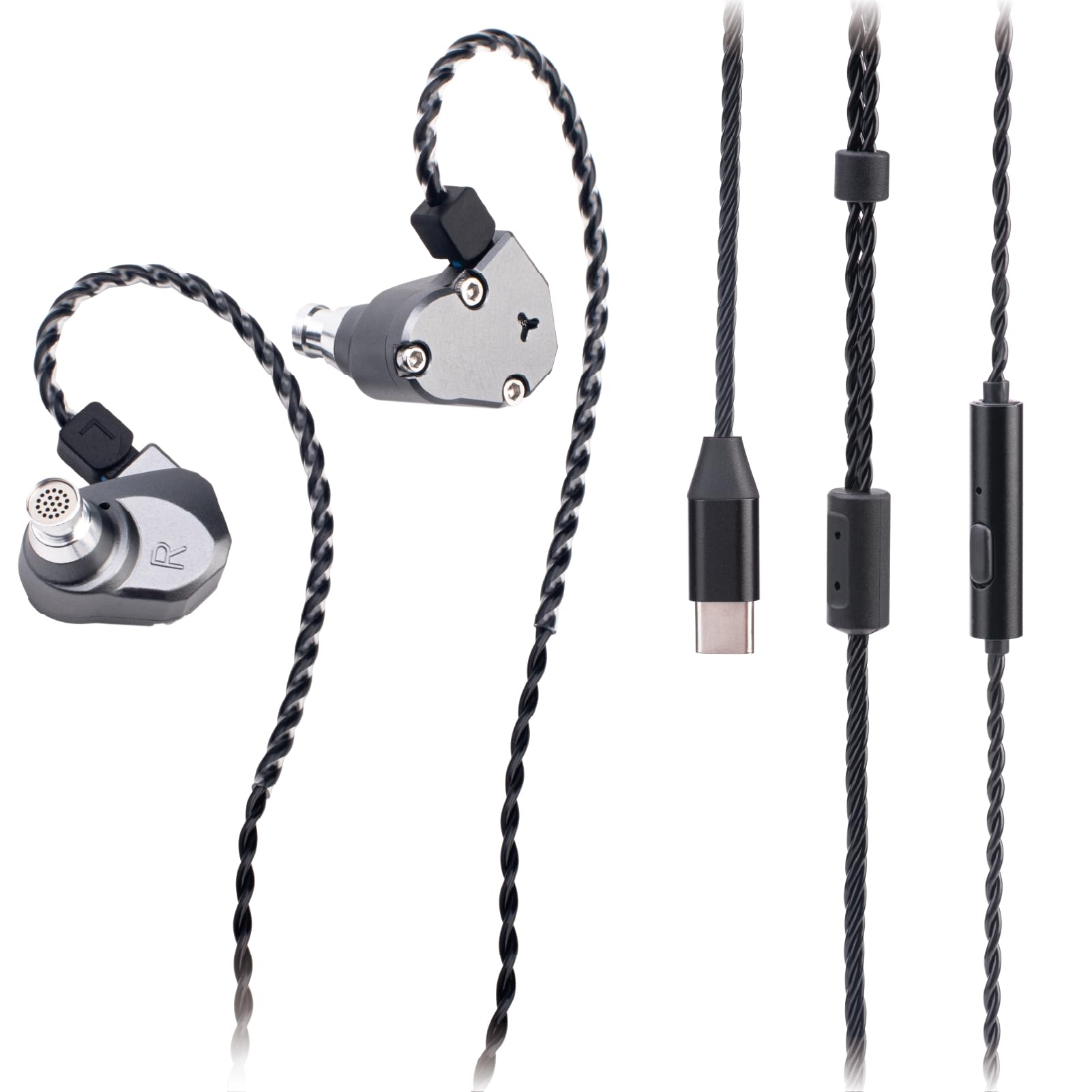 

TINHiFi C2 Direct Mech Warrior китайские наушники 10 мм композитная диафрагма динамический драйвер HiFi наушники начального уровня со съемным кабелем CNC алюминий