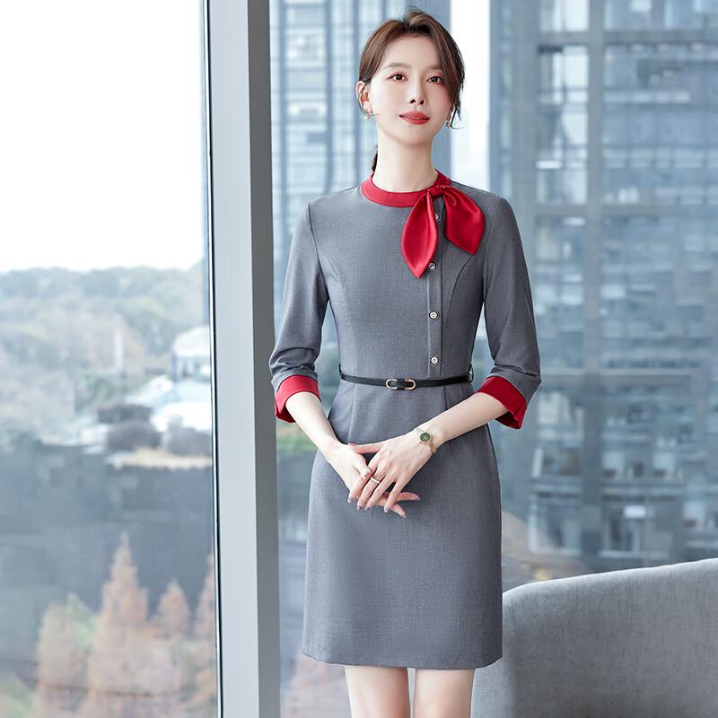 

Women s Professional Seven-Sleeve Uniform Dress M