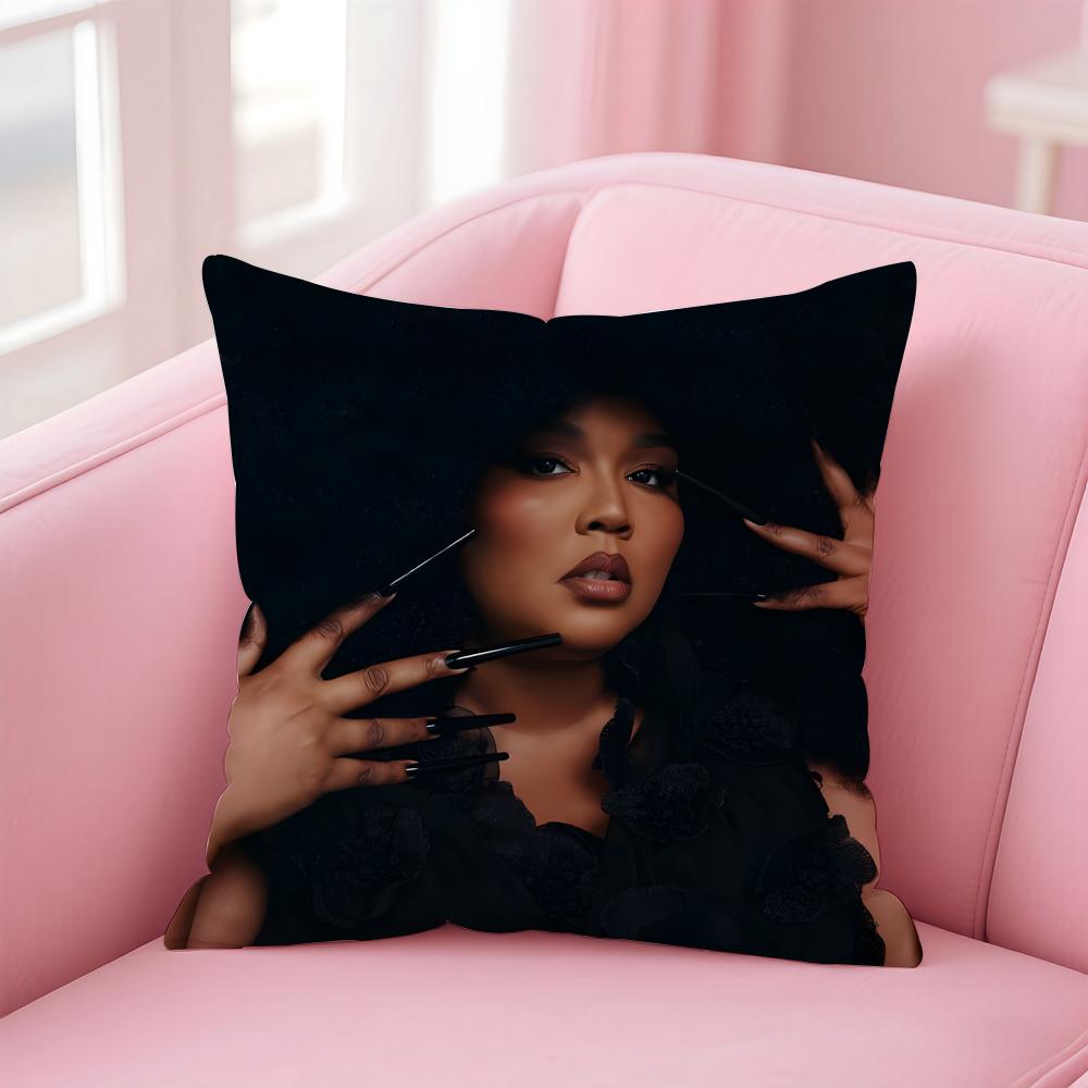 L-Lizzos Singer Hot Cushion Cover Comfortable Reversible Pillow Cover Ideal For Car Sofa Bedroom & Beyond