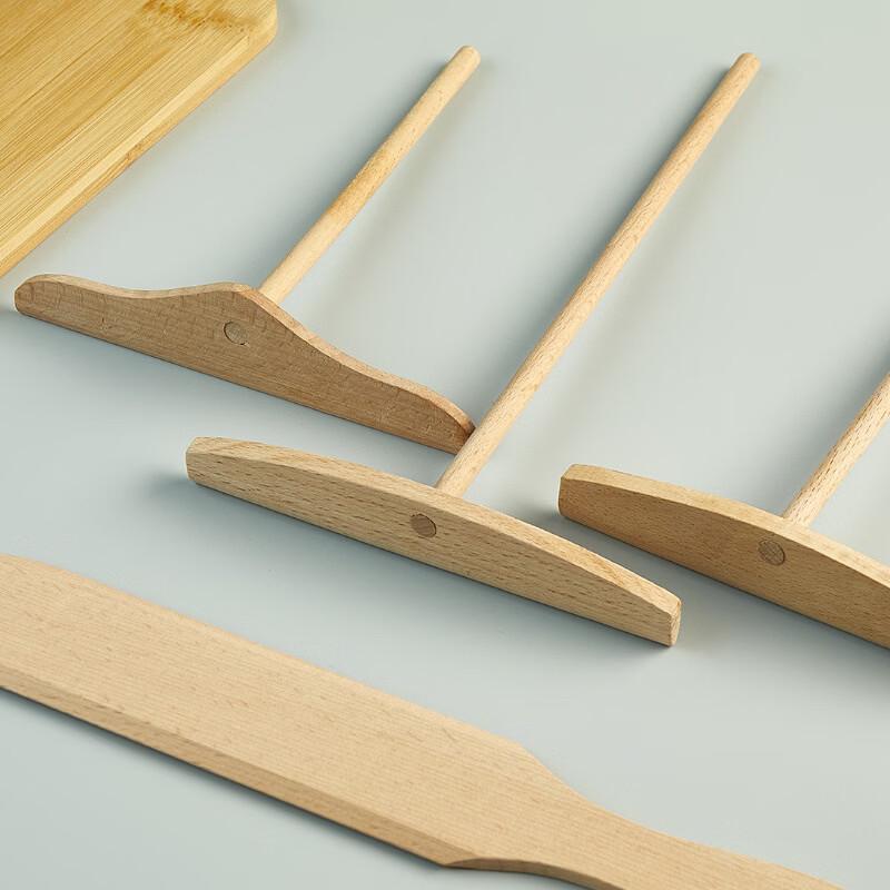 Ru Han Beechwood Egg Pancake Scraper & Kitchen Tool Set