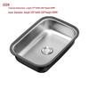 ZISIZ Stainless Steel Sink Inner Basin