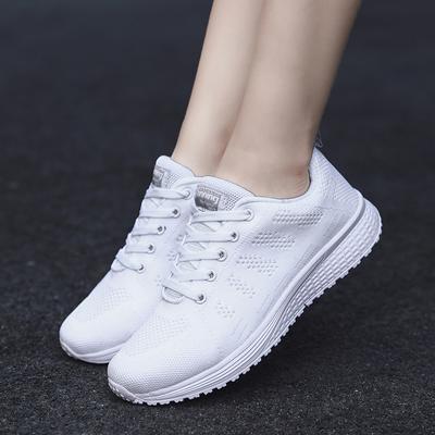 Damen Freizeitschuhe Mode Atmungsaktive Wanderschuhe Mesh Flache Herren Sport Sneakers