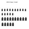 10/20/30/40pcs Car Motorcycle Vacuum Tyre Repair Kit Tubeless Wheel Puncture Screws Nail Patches Fitting Set for Tire Repairs