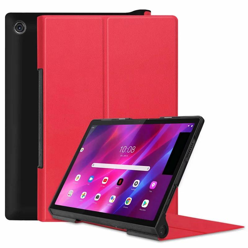 Dla Lenovo Yoga Tab 11 YT-J706F Case Ultra cienka inteligentna obudowa tabletu dla Lenovo Yoga Tab 13 YT-K606F stojak skrzynki pokrywa Funda