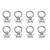 For Enclosed Trailer Cargo Fixing Trarvel Transfer 19.7 Inch Aluminum L Track Tie-Down System Aluminum Delivery Tie-Down Rail