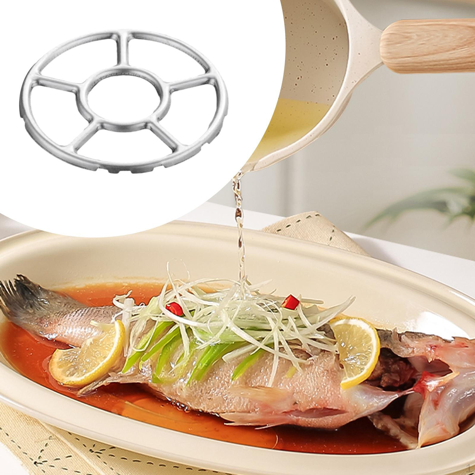 

Подставка для инструментов из нержавеющей стали Wok Портативная 6,89-дюймовая поддержка газовой плиты для приготовления пищи Рюкзак