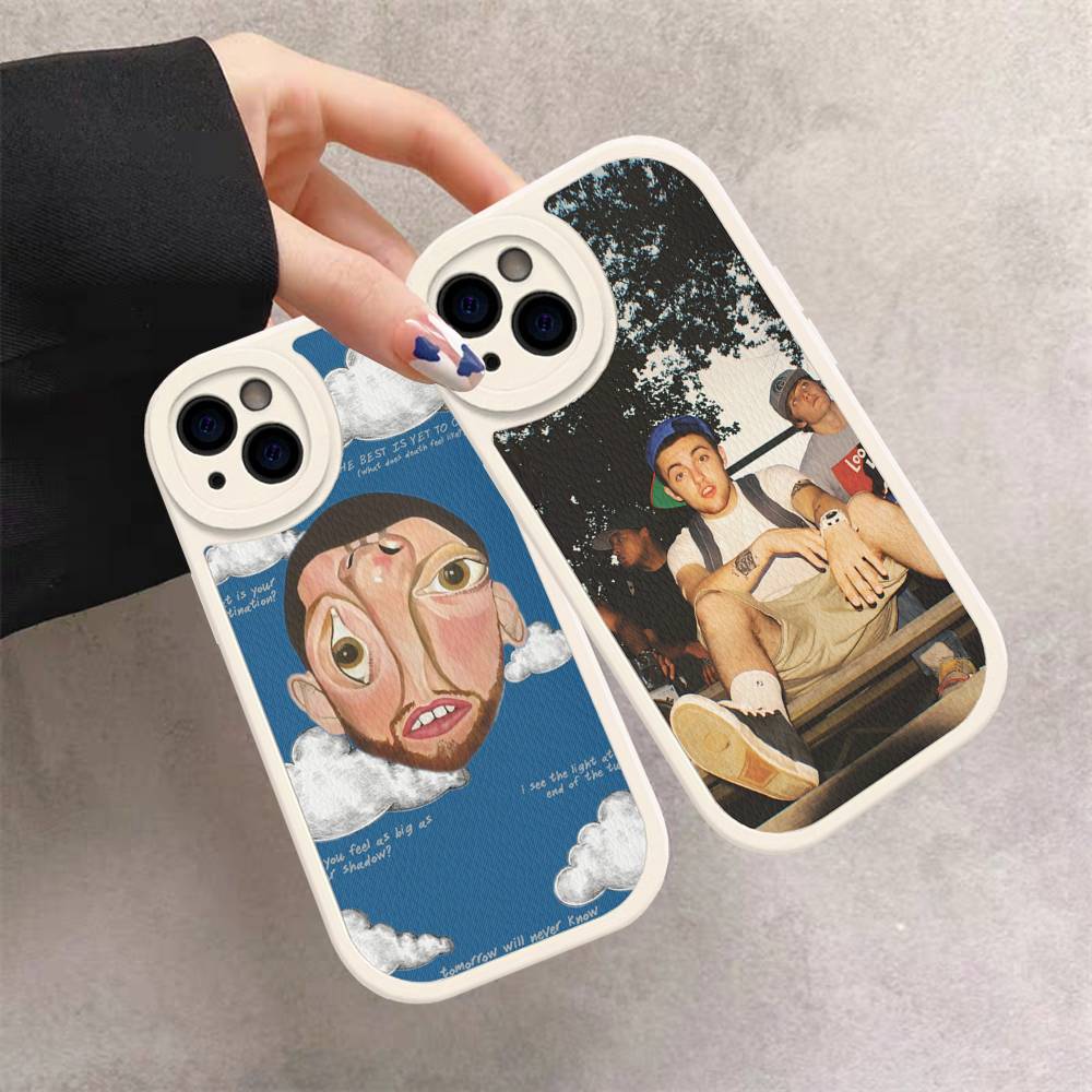 Cool M-mac Miller Phone Case For IPhone 16 15 14 11 12 13 Pro Max Plus Back Leather Shell
