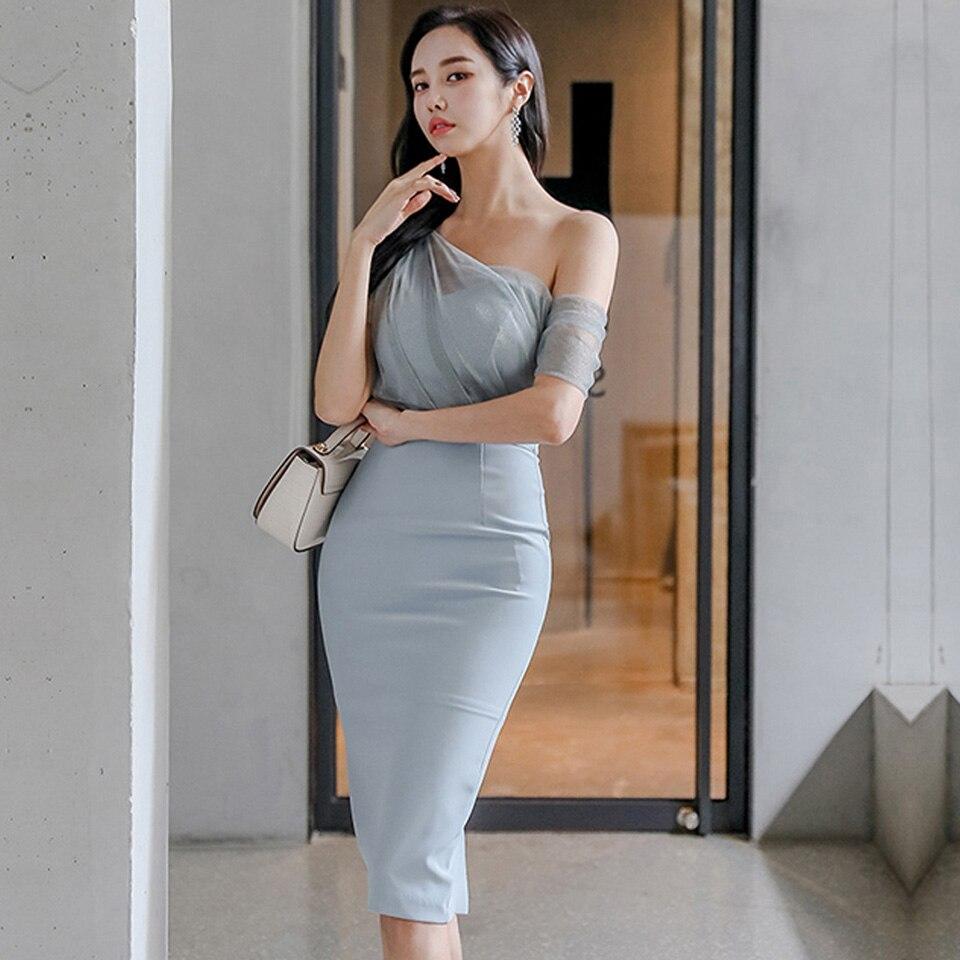 Buy High Waist Tight Dress 2021 Summer 
