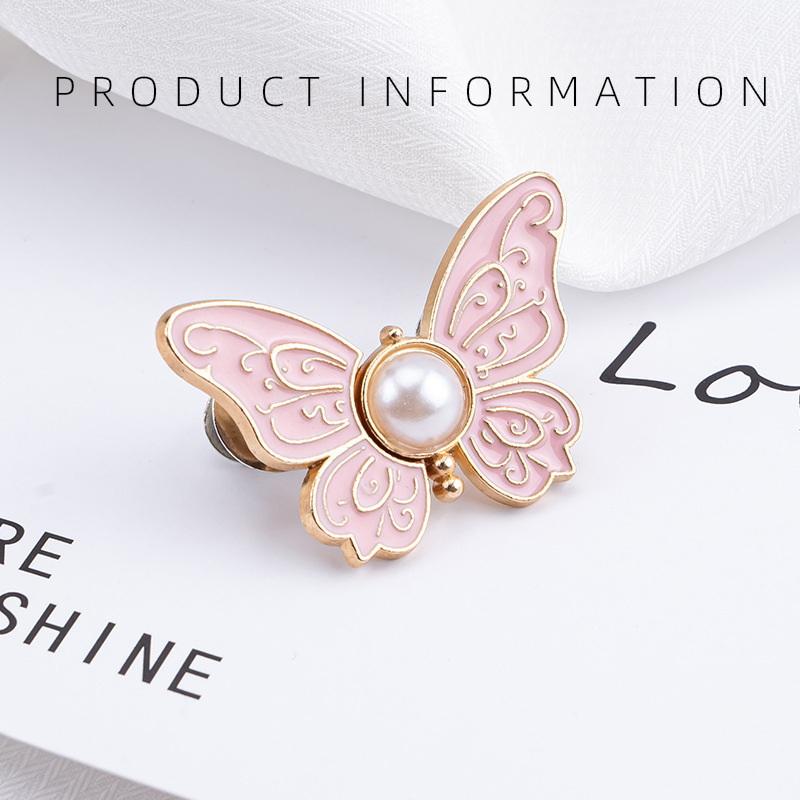 Pack Of 6, Three Colors, Butterfly-Shaped Waist-Cinching Buttons, Detachable, No-Nail-Seam Button Alteration For Jeans Waists.