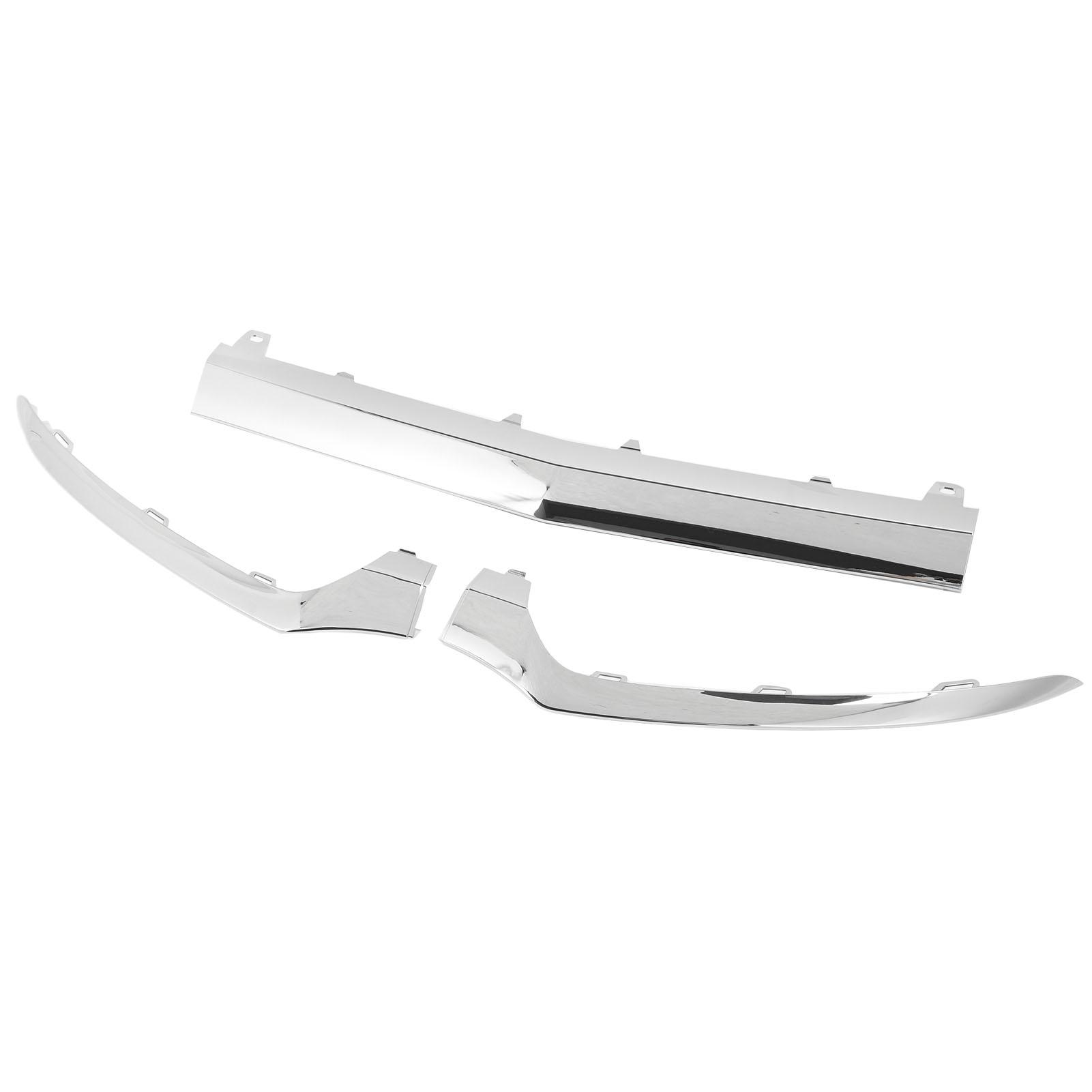 

3 шт. Нижняя хромированная накладка на передний бампер 2058851374 Замена для Benz CКласс W205 C205 A205 S205 AMG