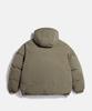 Espionage Dyer Hooded Down Parka Taupe