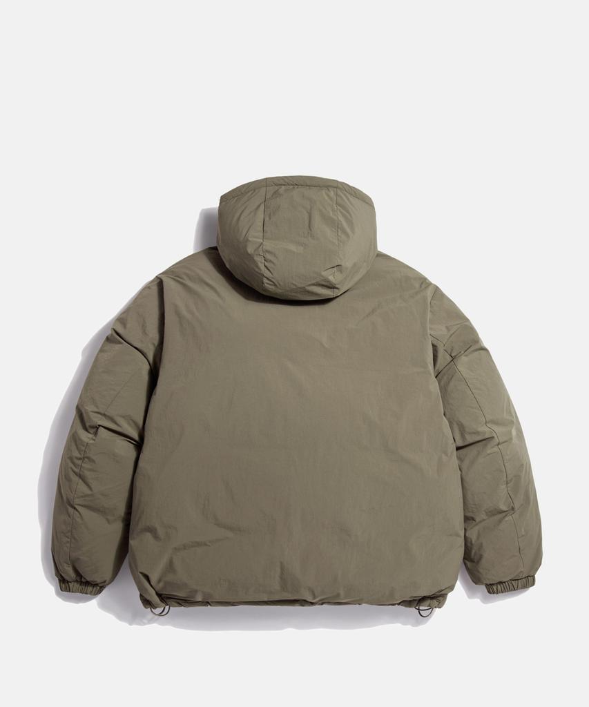 Espionage Dyer Hooded Down Parka Taupe