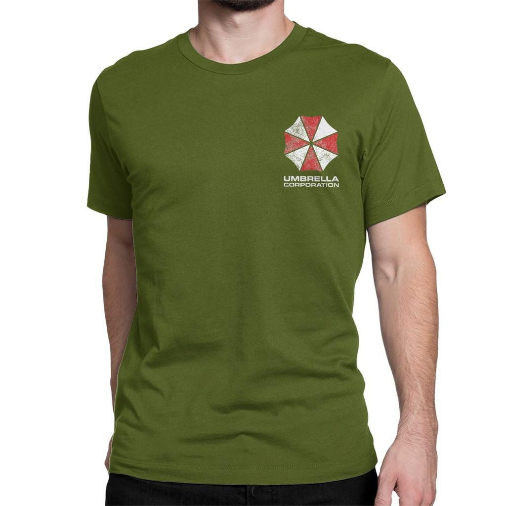 Umbrella Corp Corporations Video Game T Shirts Pure Cotton Humor TShirt Pharmaceuticals Corporation Tee Shirt Clothes Graphic