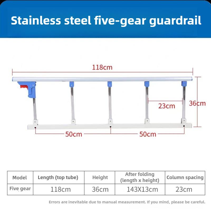 Dormitory Protective Bed Fence Household Foldable Armrest Elderly Anti Fall Guardrail Getting Up Assistive Device