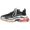 Damen Triple S Sneaker Schwarz Rot 524037W09OM11000