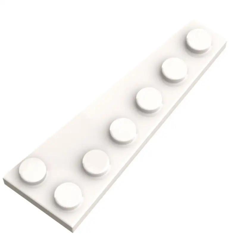 

MOC 10PCS Wedge 78443 Building Blocks Kit Plate 2x6 Left Bricks House Particle DIY Idea Educational Toy Children Birthday Gifts
