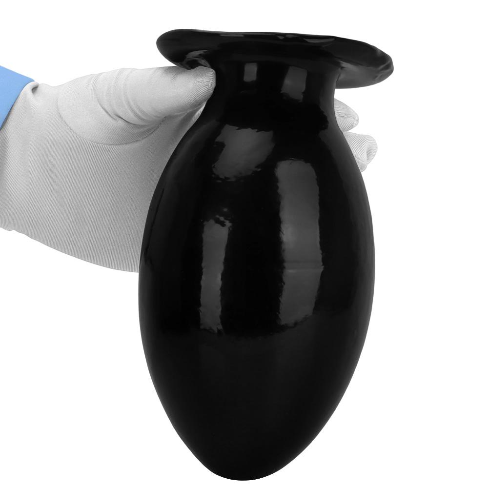 Black PVC Dildo Simulated Penis Anal Plug Fisting Sex Toy Strap On Cock Big Dick Masturbator Realistic Cock