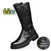 Men's High-Top Genuine Leather Equestrian Riding Boots - Winter Long Cowboy Style