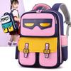 Adorable Cartoon Design Spacious School Backpack For Kids In Grades 1-5 Boys And Girls