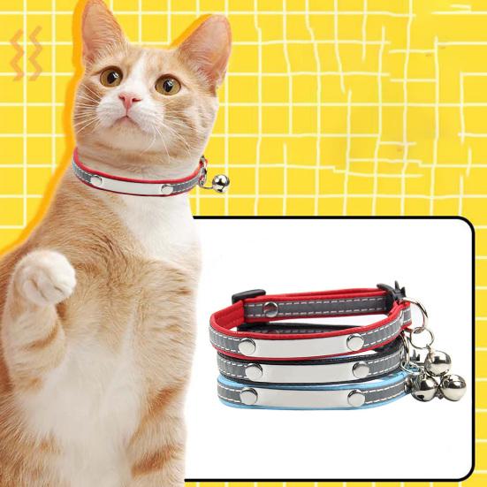 Dog Collar Reflective One Size Portable Firm Stitching Pet Tracking Leash Dog Supplies