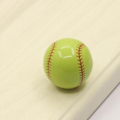 Cute Style Unisex Cabinet Knobs Football Shape Single-hole Cabinet Door Handle Basketball Shape Novelty Cartoon Drawer Handle