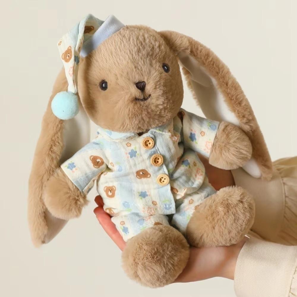 Long Ear Stuffed Animal Rabbit Clothed Bunny Rabbit Plushie Bunny Plush Toy Girls Gift