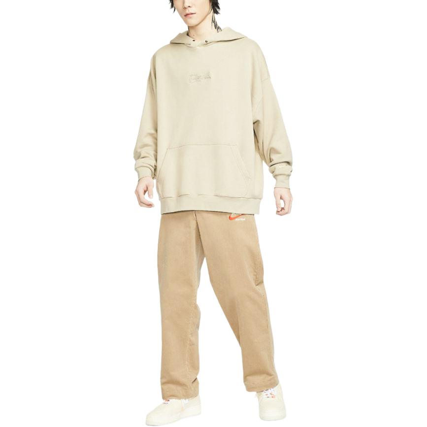 Nike Sports Casual Hooded Pullover Sweatshirt Men Tops Brown HV4722251