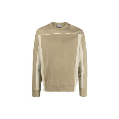 Sweaters Men's Light Olive Green Crew Neck Moderate Other A040850WCAG-5JX