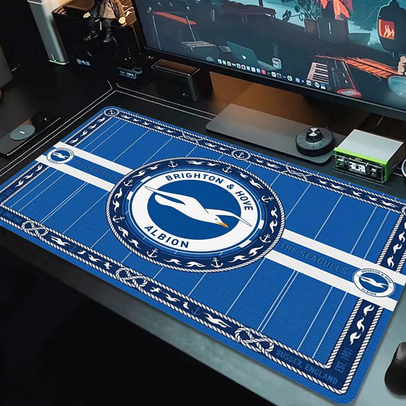 Brighton & Hove Albion Color Mouse Pad Large Gaming Table Cushion Non-slip Laptop Tablet Big Mousepad XXL Mat Mini PC Playmat With Lock Edge