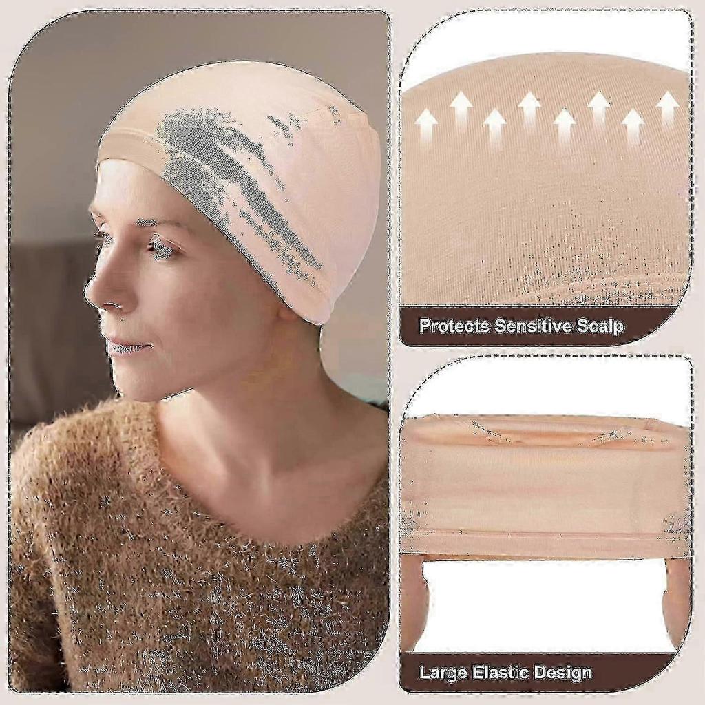 2025 Latest Model 4 Pcs Bamboo Fiber Wig Cap Bamboo Wig Liner Cap For Womenq
