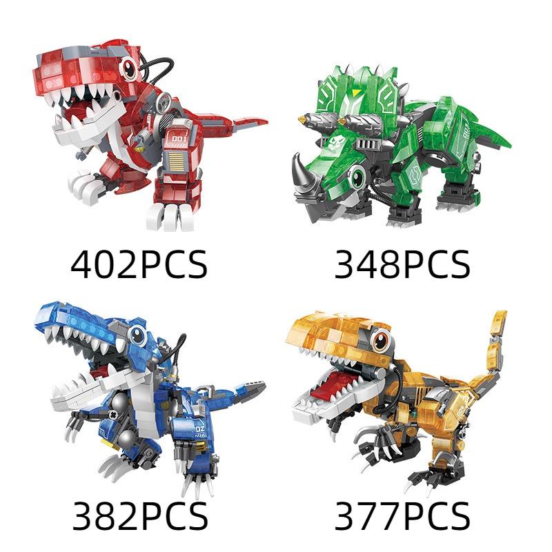 Jurassic Series Night Light Dinosaur Building Blocks Toy