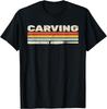 Carving Woodworking Retro Woodworker Men Vintage Woodcarving Gift Unisex T-Shirt Mens Womens Tees Top