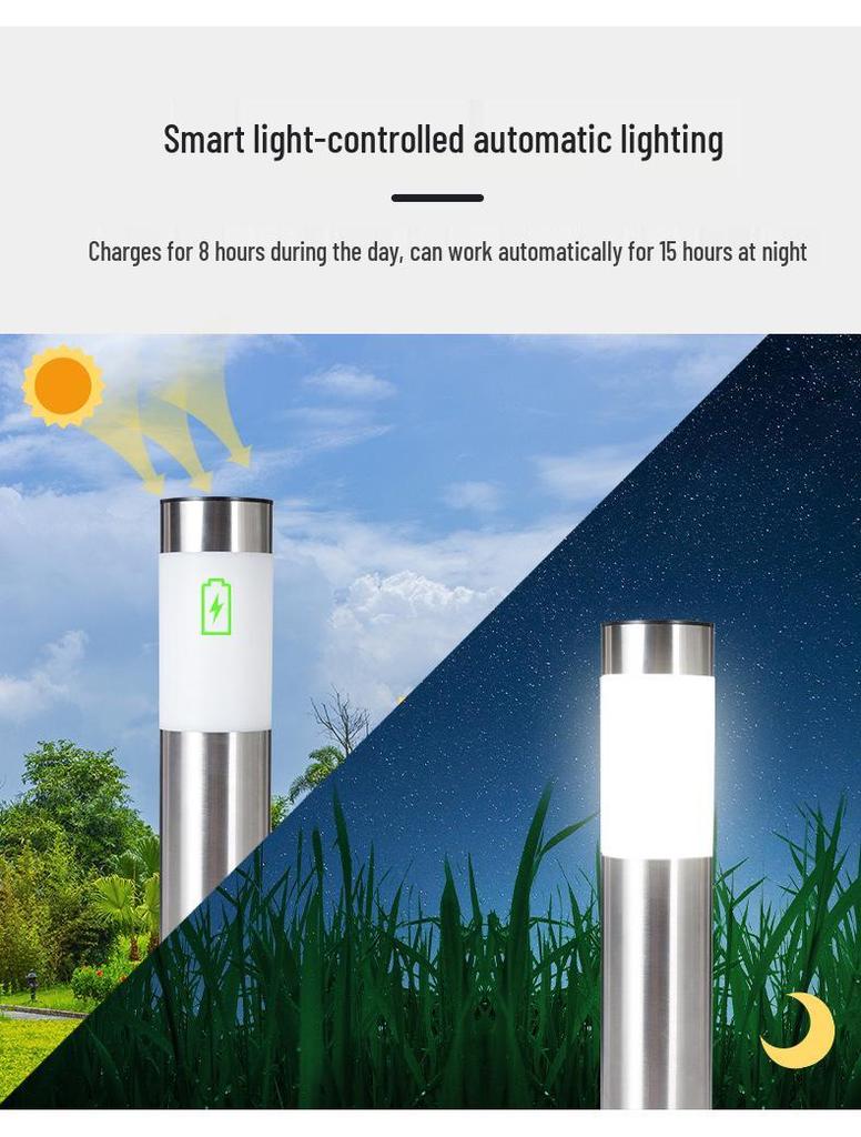 Wasserdichte Solar-Außenleuchte für Hof, Garten, Villa und Rasendekoration