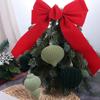 6pcs Shatterproof Christmas Hanging Balls Flocked Xmas Tree Ornaments  Home Indoor Outdoor