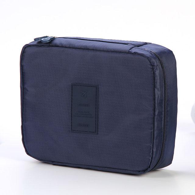 Multifunktionale Reise-Make-up-Tasche für Mädchen, wasserdichter, tragbarer Kosmetik-Organizer mit mehreren Fächern für Damen