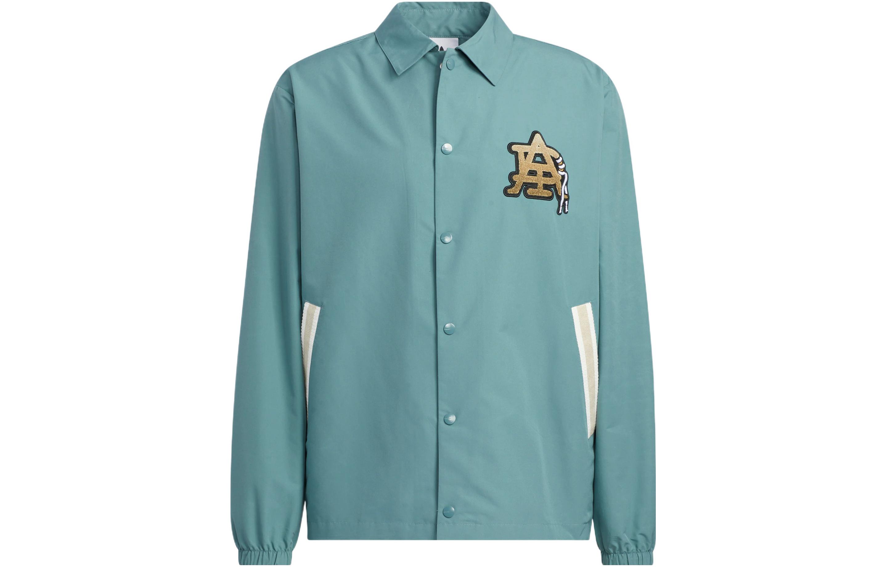 Adidas Originals Jackets Men s Green Lapel Moderate Other HS1994 M
