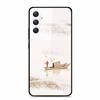 Tempered Glass Cases For Samsung M35 5G Case GalaxyM35 Painted Hard Back Fundas for Samsung Galaxy M35 5G Back Cover Protection